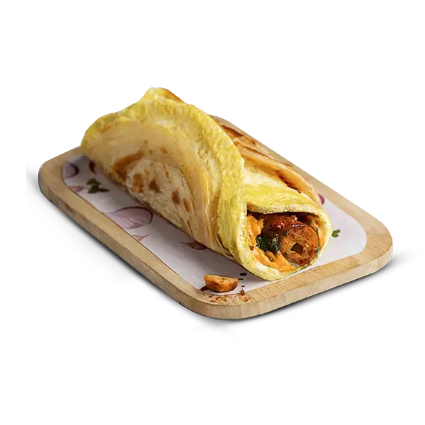 Chai Point Anda Chicken Seekh Roll
