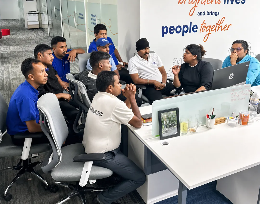 A Chai Point training session