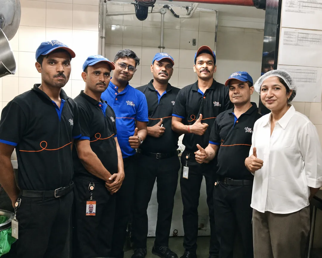 Chai Point colleagues sharing chai