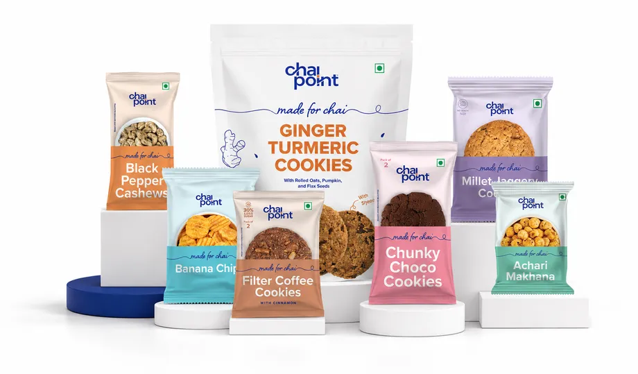 Chai Point multigrain cookies and made-for-chai snacks