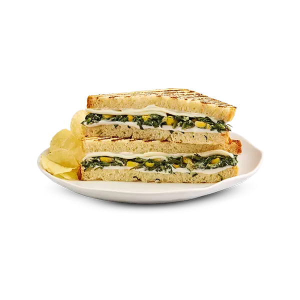 Chai Point Spinach Corn Sandwich