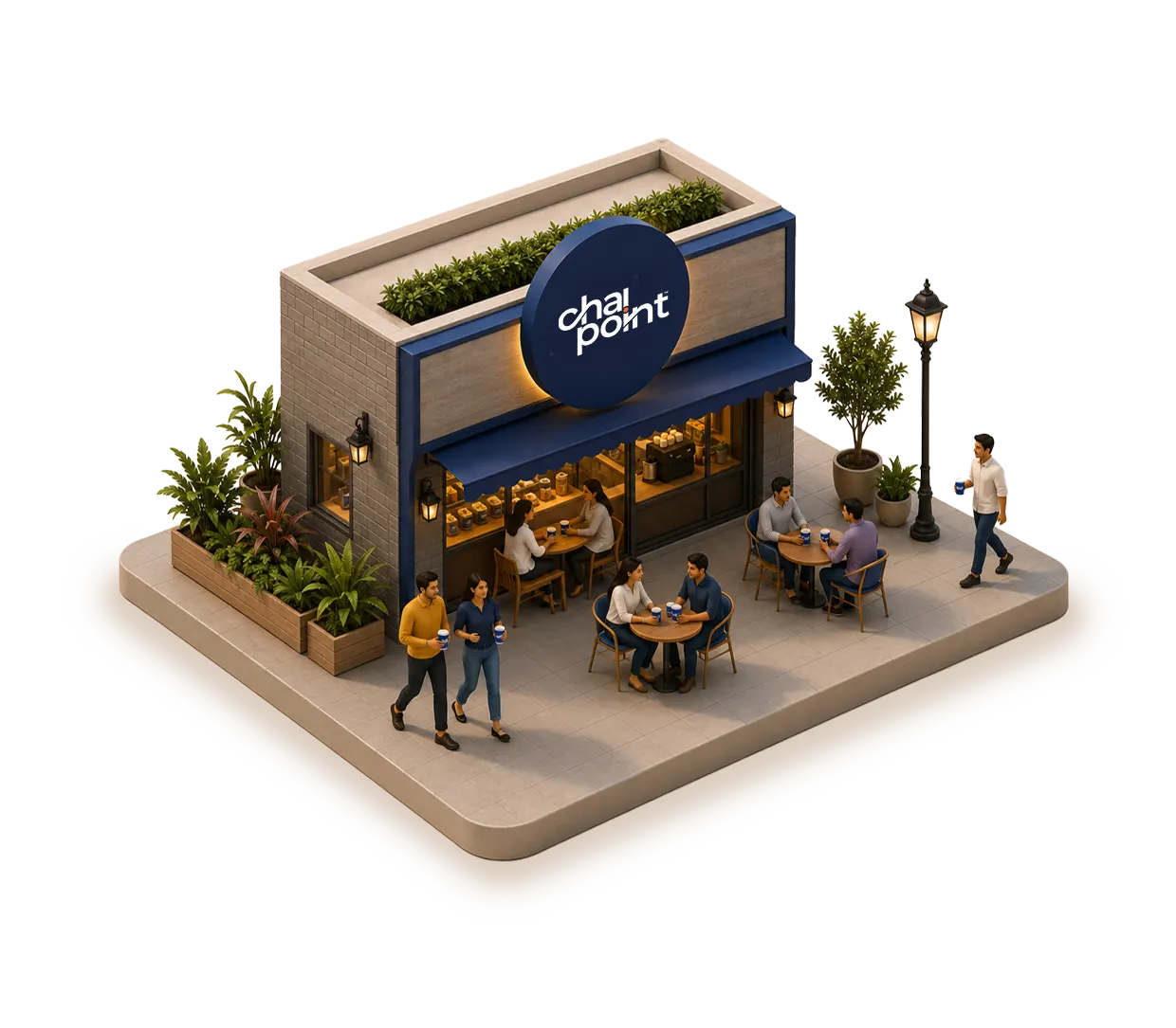 Store Counter - an isometric scene